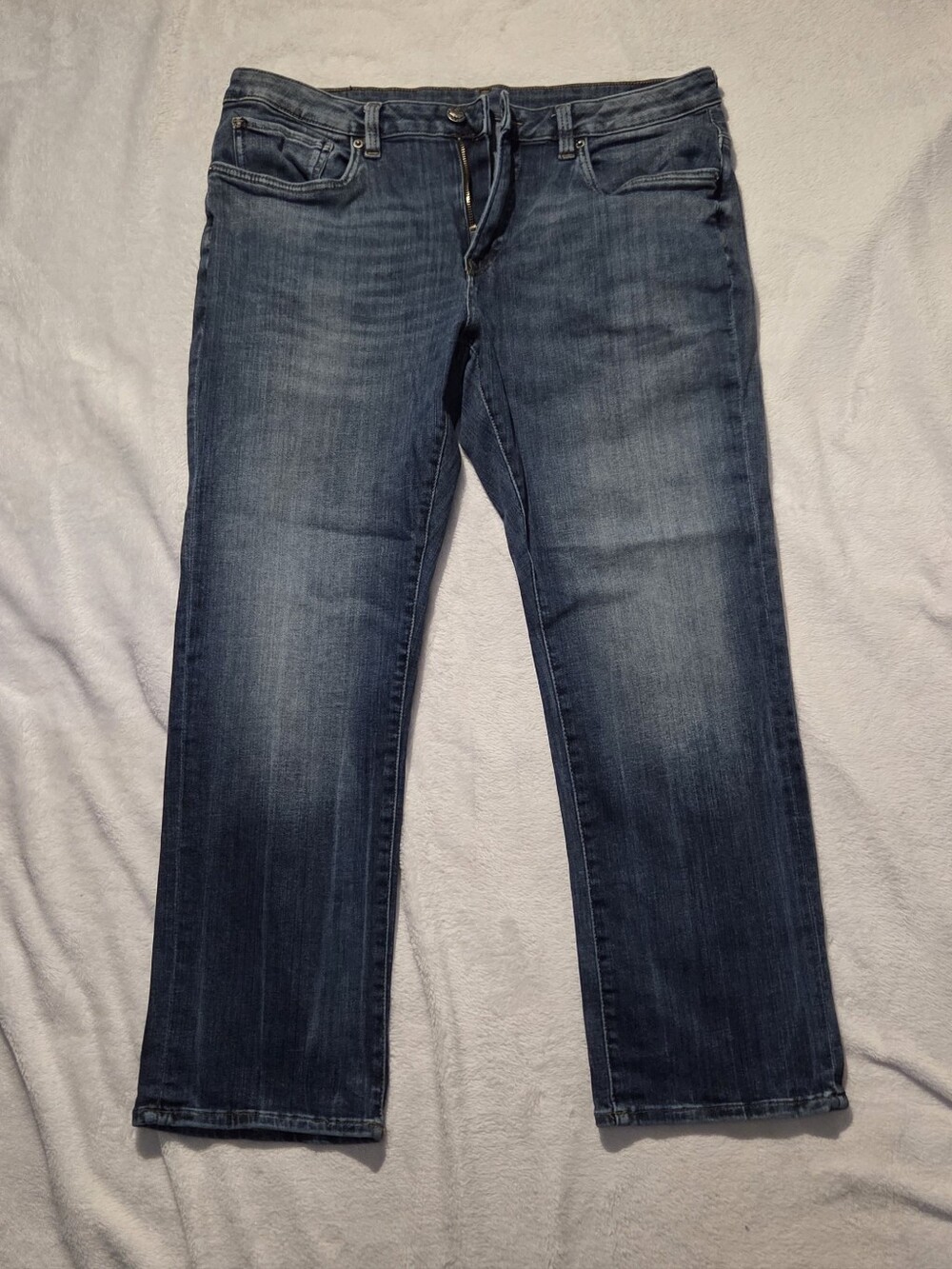 Buffalo David Bitton WEAREDENIM Straight Fit Blue Medium Wash Jeans Size 36